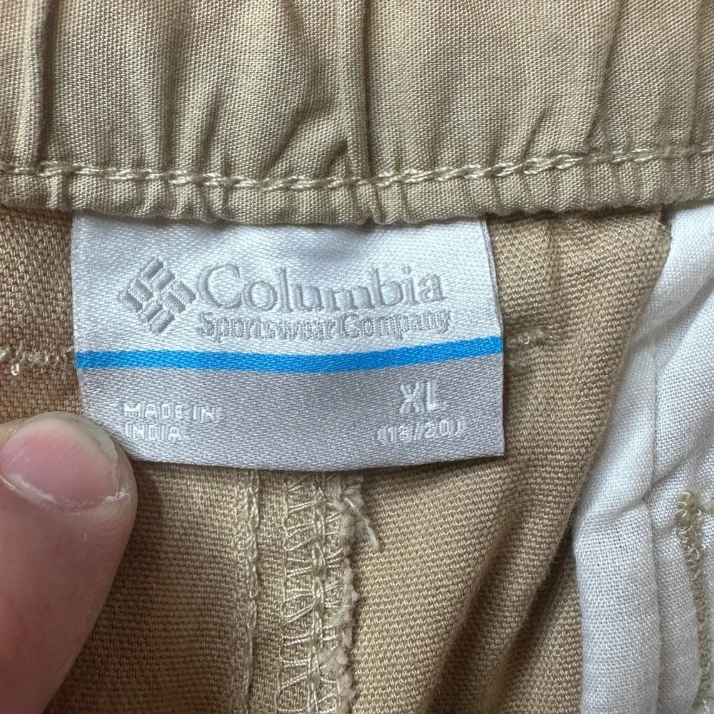 Columbia‎ Pants Kids XL Tan Khaki Sportswear Company Straight Leg Utility Chino